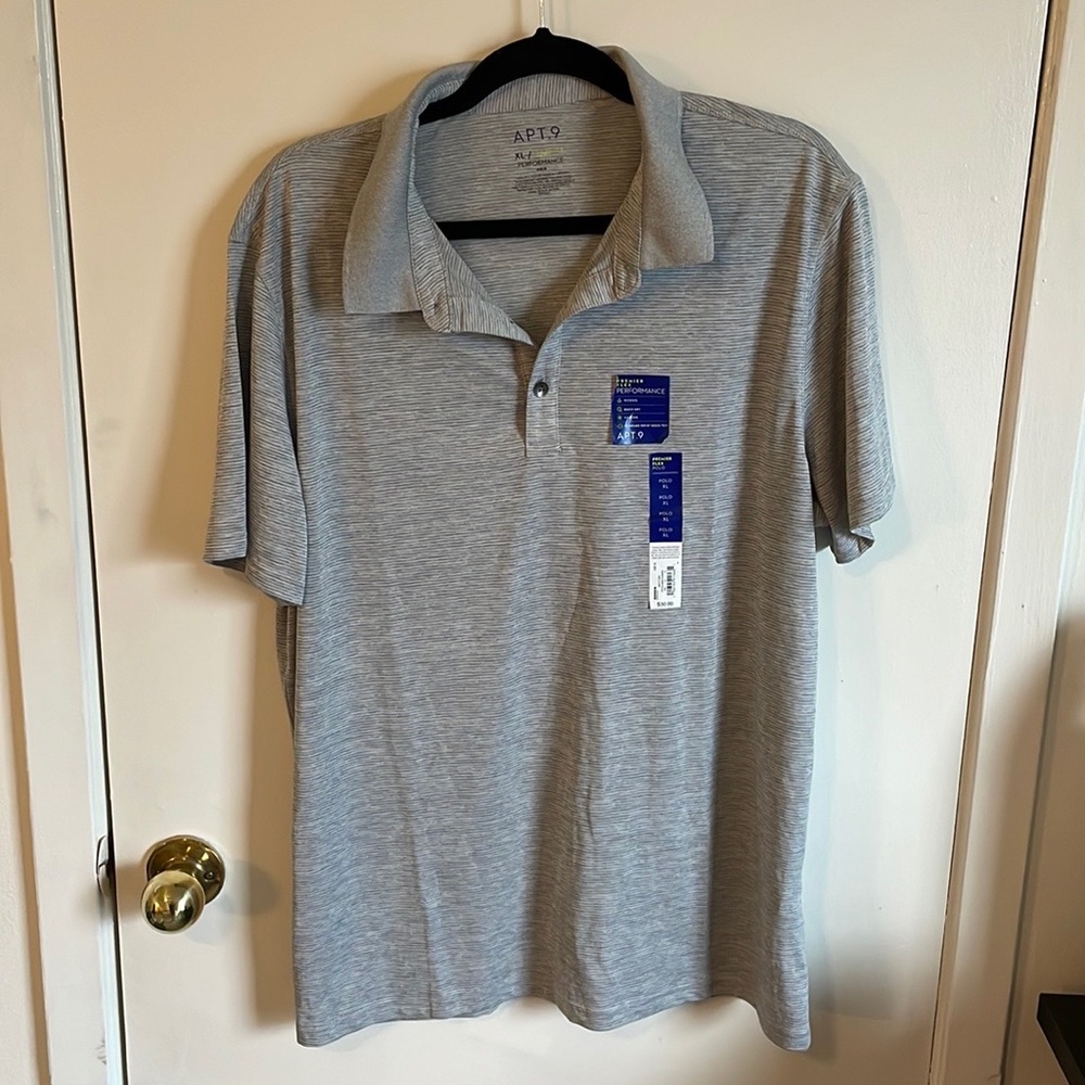NWT Men’s Apt. 9 Premier Flex Performance Polo